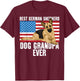 Best German Shepherd Dog Grandpa Ever T-Shirt - T-Shirt | Maroon