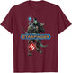 Starfinder: Obozaya the Soldier T-Shirt - T-Shirt | Maroon