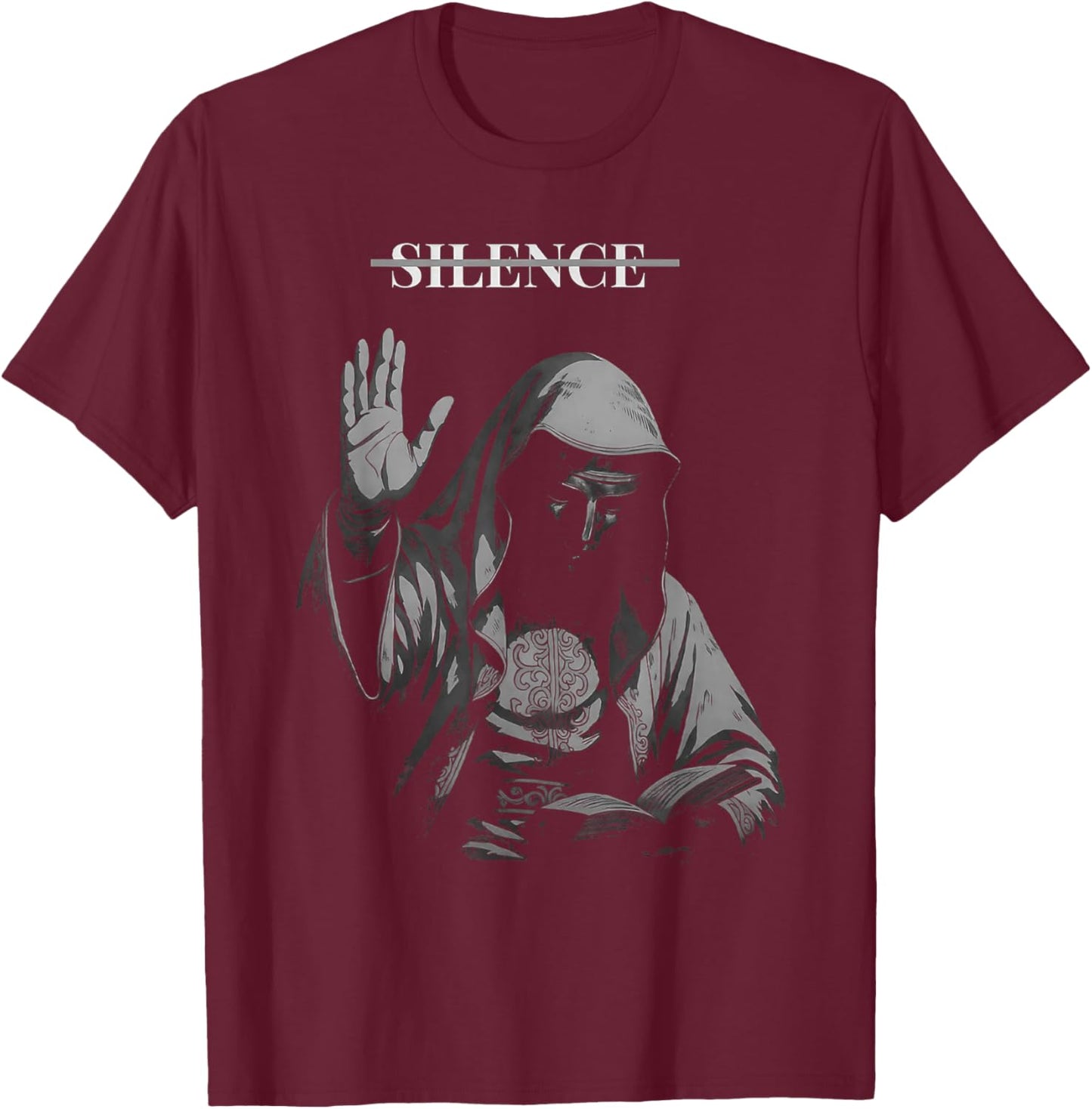 Sliver Mask King Baldwin IV Meme The Leper King Warrior T-Shirt - T-Shirt | Maroon