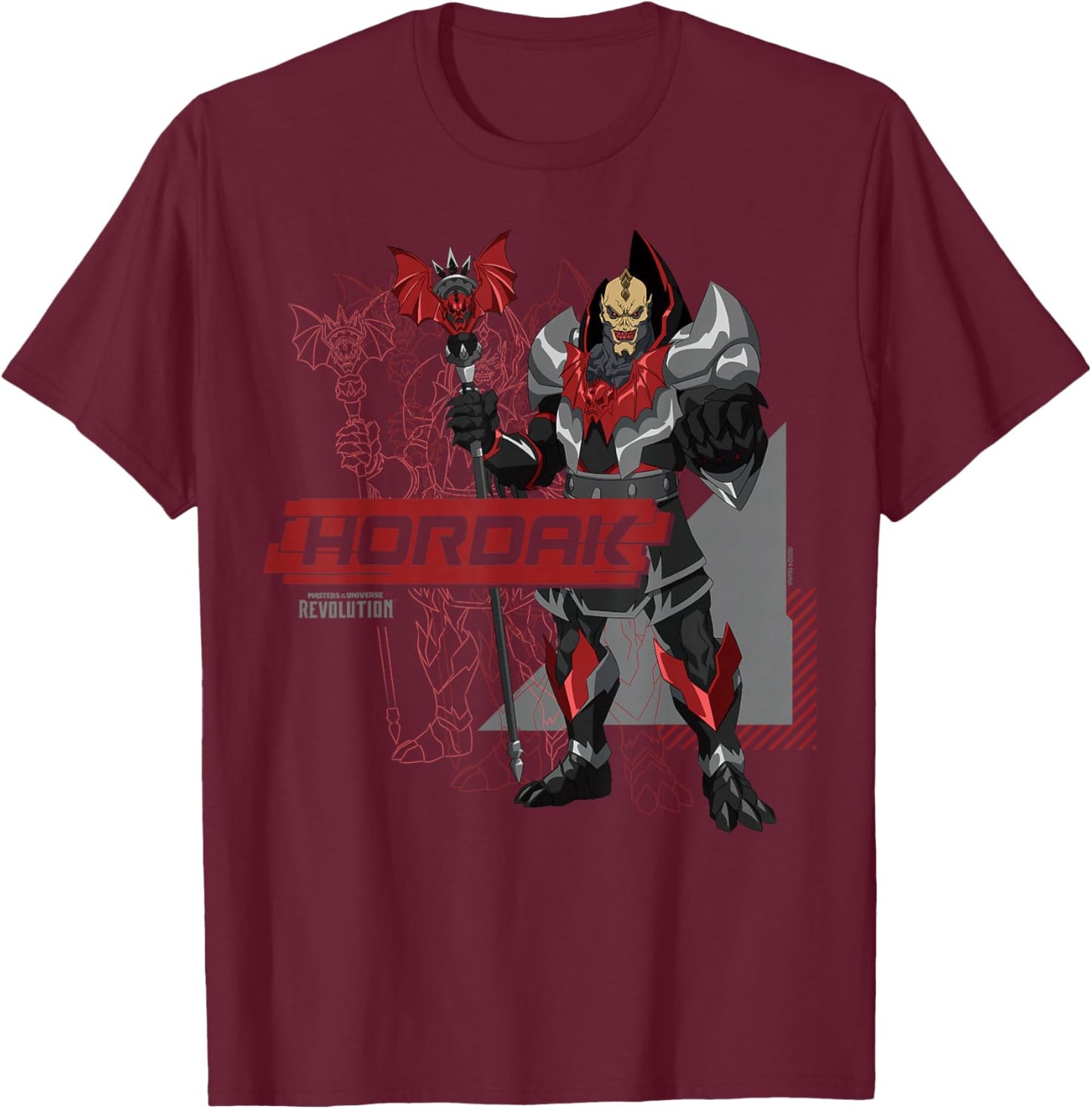 The Masters of the Universe Revolution - Hordak T-Shirt - T-Shirt | Maroon