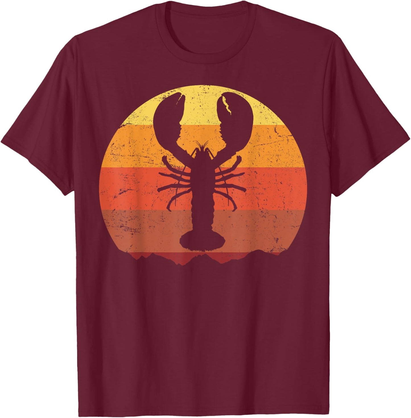 Lobster T-Shirt - T-Shirt | Maroon
