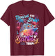 Kids Board The Ship It's My 9th Birthday Trip Cruise Birthday T-Shirt - T-Shirt | Maroon