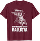 Medieval Ballista T-Shirt - T-Shirt | Maroon