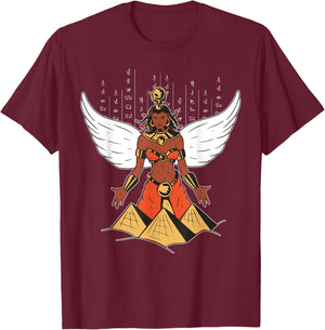 Isis Goddess. T-Shirt - T-Shirt | Maroon