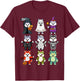 Husky Dog Spooky Boo-Jee Horror Pumpkin Husky Halloween T-Shirt - T-Shirt | Maroon