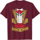 Mariachi Charro Mexican Costume for Dia de los Muertos T-Shirt - T-Shirt | Maroon