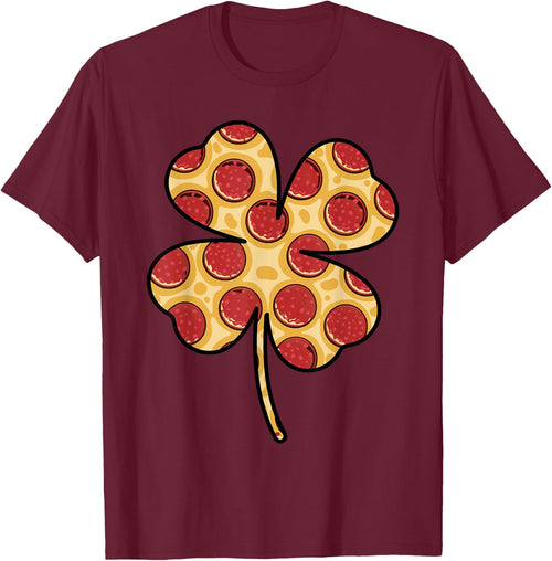 Shamrock Pizza Shirt St Patricks Day Irish Foodie Lover