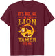 Lion Tamer T-Shirt - T-Shirt | Maroon