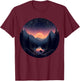 Nature's Canvas Undisturbed Mountain Trails and T-Shirt - T-Shirt | Maroon