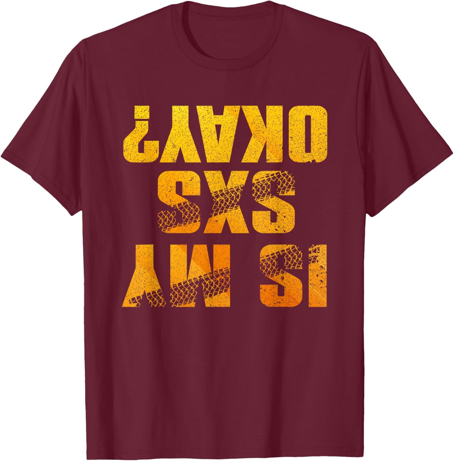 Funny SxS Art Women SxS UTV Offroading Side By Side T-Shirt - T-Shirt | Maroon