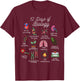 12 Days of Biology Christmas Biology Science Teacher STEMS T-Shirt - T-Shirt | Maroon