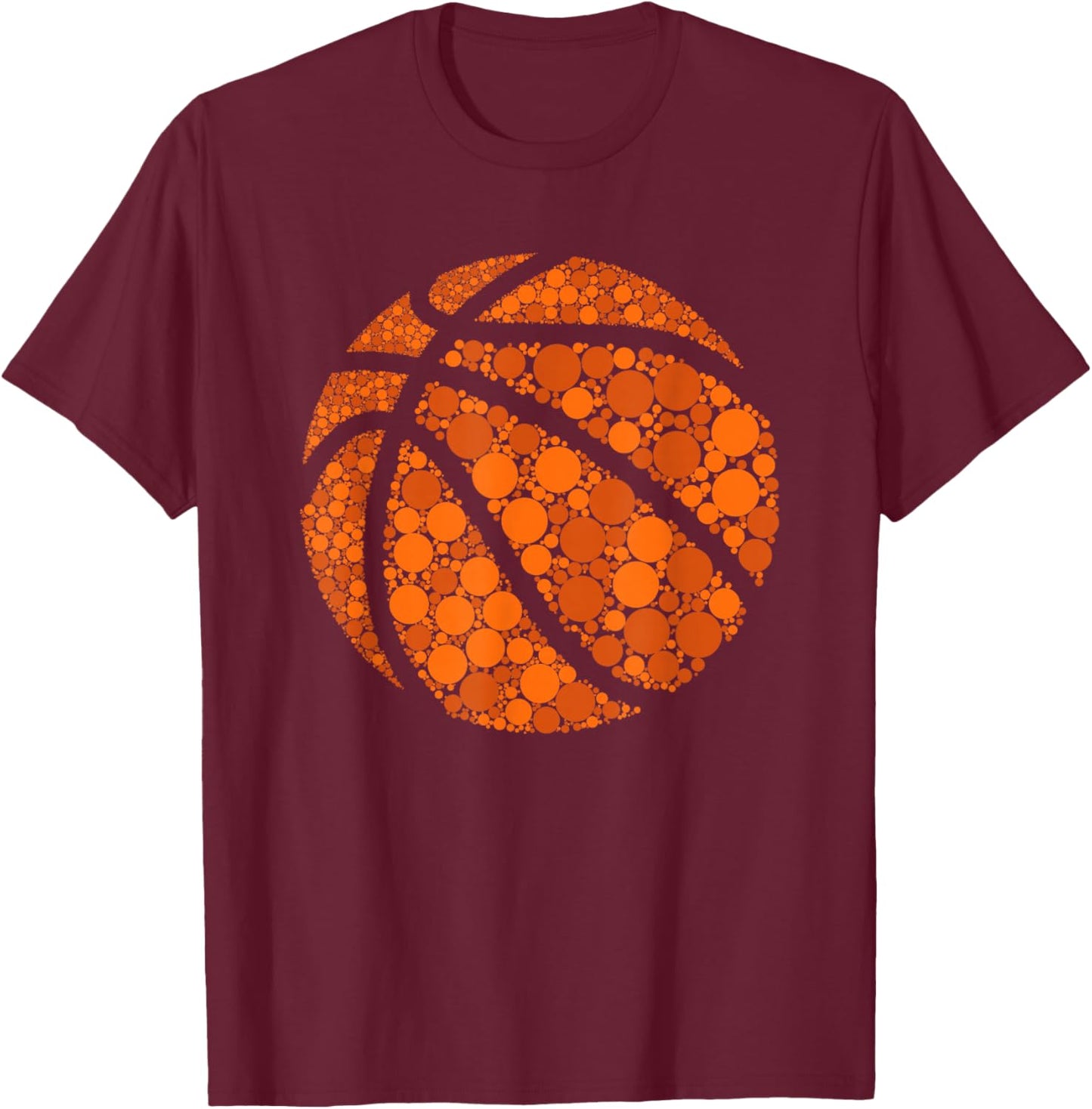 International Dot Day Shirts Basketball sports boys girls T-Shirt - T-Shirt | Maroon