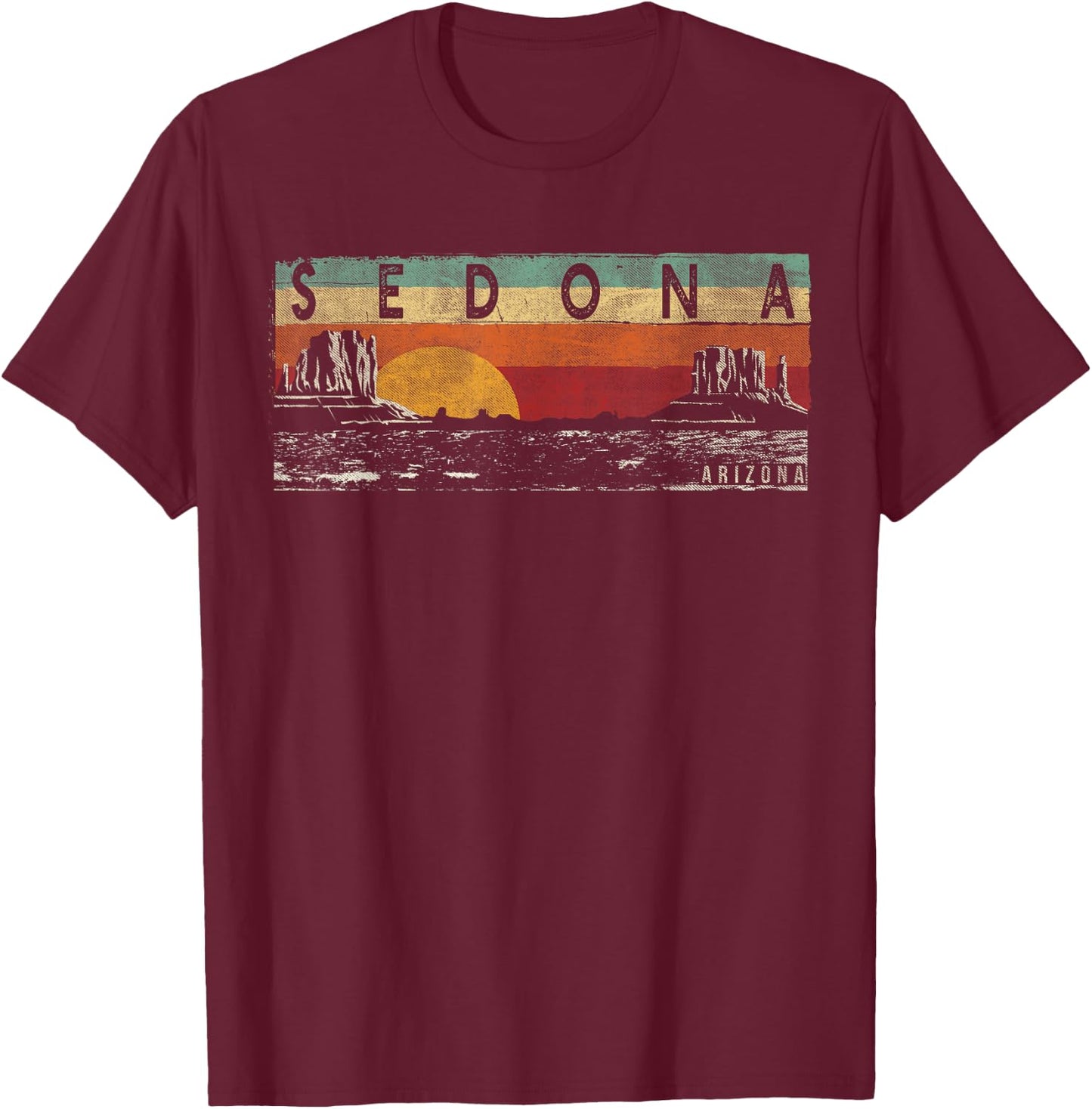Vintage Sedona Arizona Shirt - Sedona AZ T-Shirt - T-Shirt | Maroon
