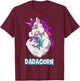 Dadacorn Unicorn Fitness Dad Baby T-Shirt - T-Shirt | Maroon