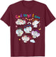 God Says I Am Cute Elephant Bible Verse Kids Toddler Girls T-Shirt - T-Shirt | Maroon