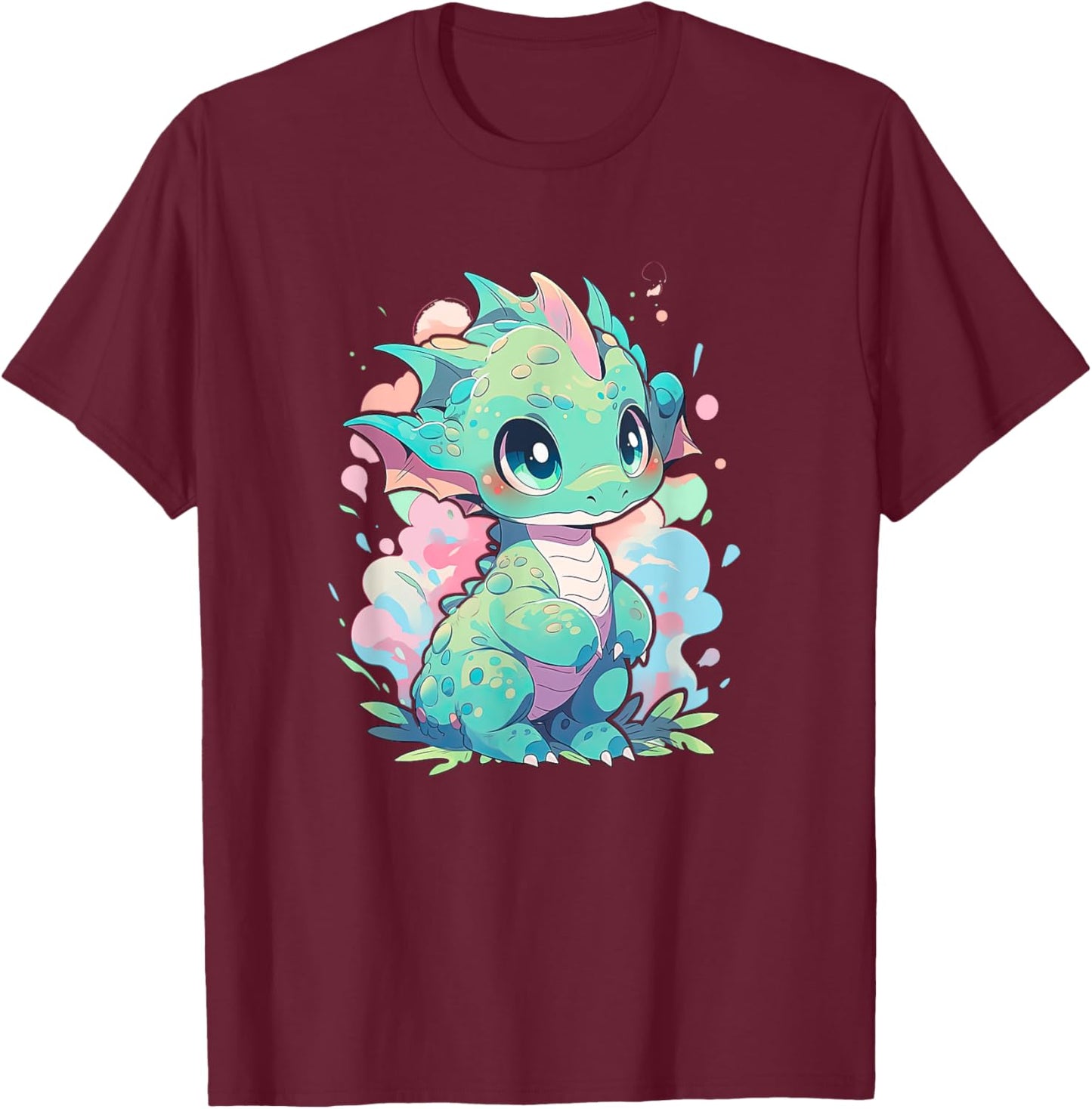 Cute Dragon funny Dragon lover baby T-Shirt - T-Shirt | Maroon