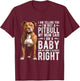I AM TELLING YOU I'M NOT A Pitbull MY MOM Pet Humor Fan T-Shirt - T-Shirt | Maroon
