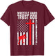 Wrestling, Wrestle Hard Trust God, Christian Wrestling T-Shirt - T-Shirt | Maroon