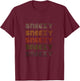 Love Heart Sneezy Grunge Vintage Style Black Sneezy T-Shirt - T-Shirt | Maroon