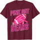 Bears Pink Out Football Tackle Breast Cancer T-Shirt - T-Shirt | Maroon