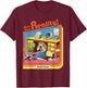 Hide from Reality Sarcastic Retro Vintage Funny Adult Humor T-Shirt - T-Shirt | Maroon