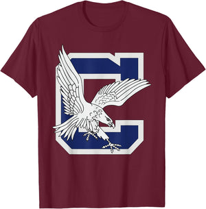 Clover High School Blue Eagles T-Shirt - T-Shirt | Maroon