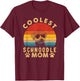 Coolest Schnoodle Dog Mom Women Gifts Vintage Mothers Day T-Shirt - T-Shirt | Maroon