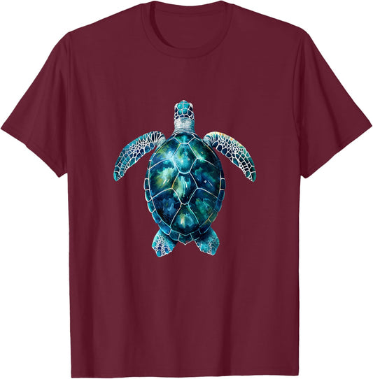 Save The Turtles Conservation Sea Turtle Gift T-Shirt - T-Shirt | Maroon