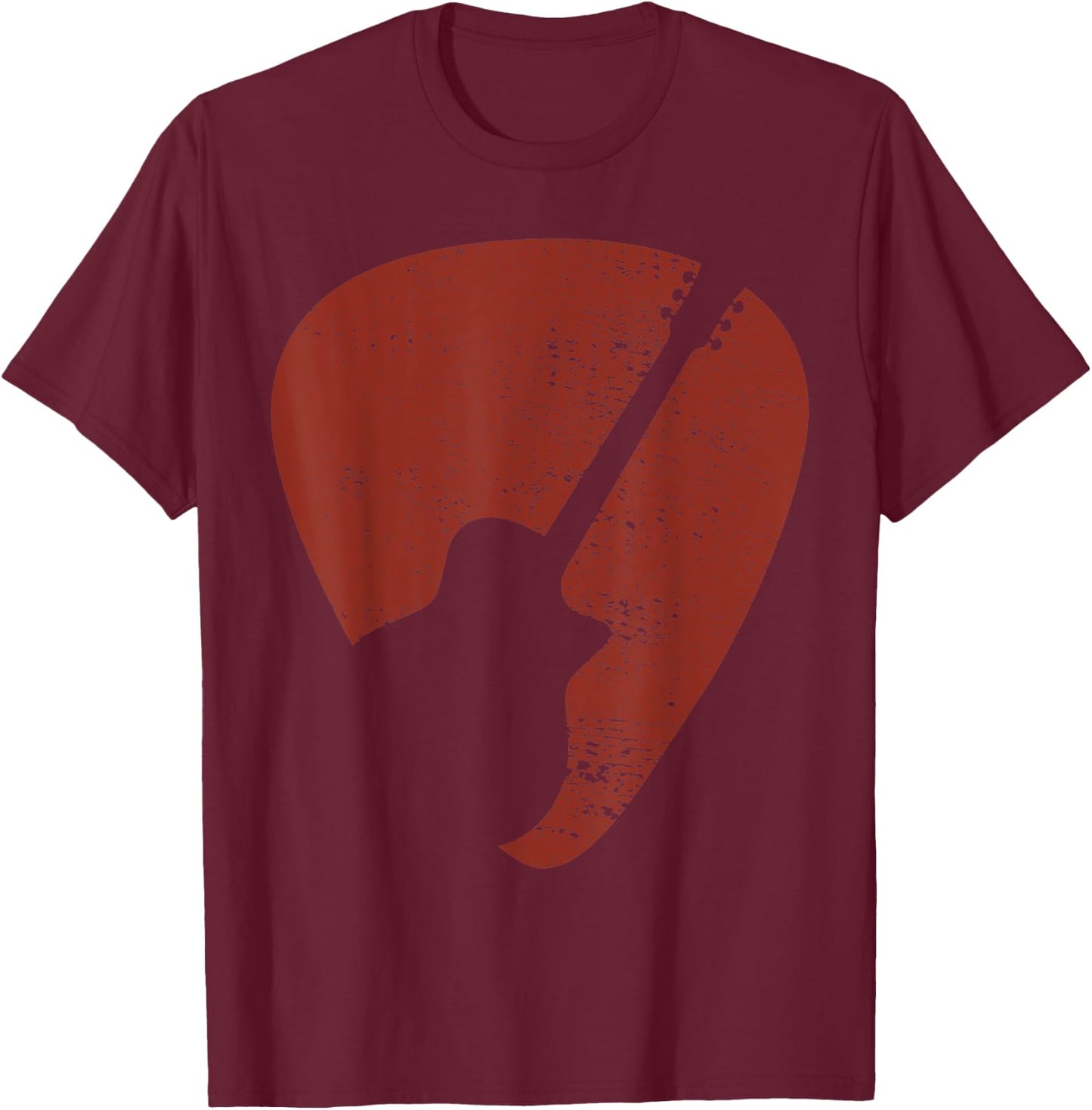 Guitar T-Shirt - T-Shirt | Maroon