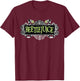 Kids Beetlejuice Snake Large Movie Logo T-Shirt - T-Shirt | Maroon