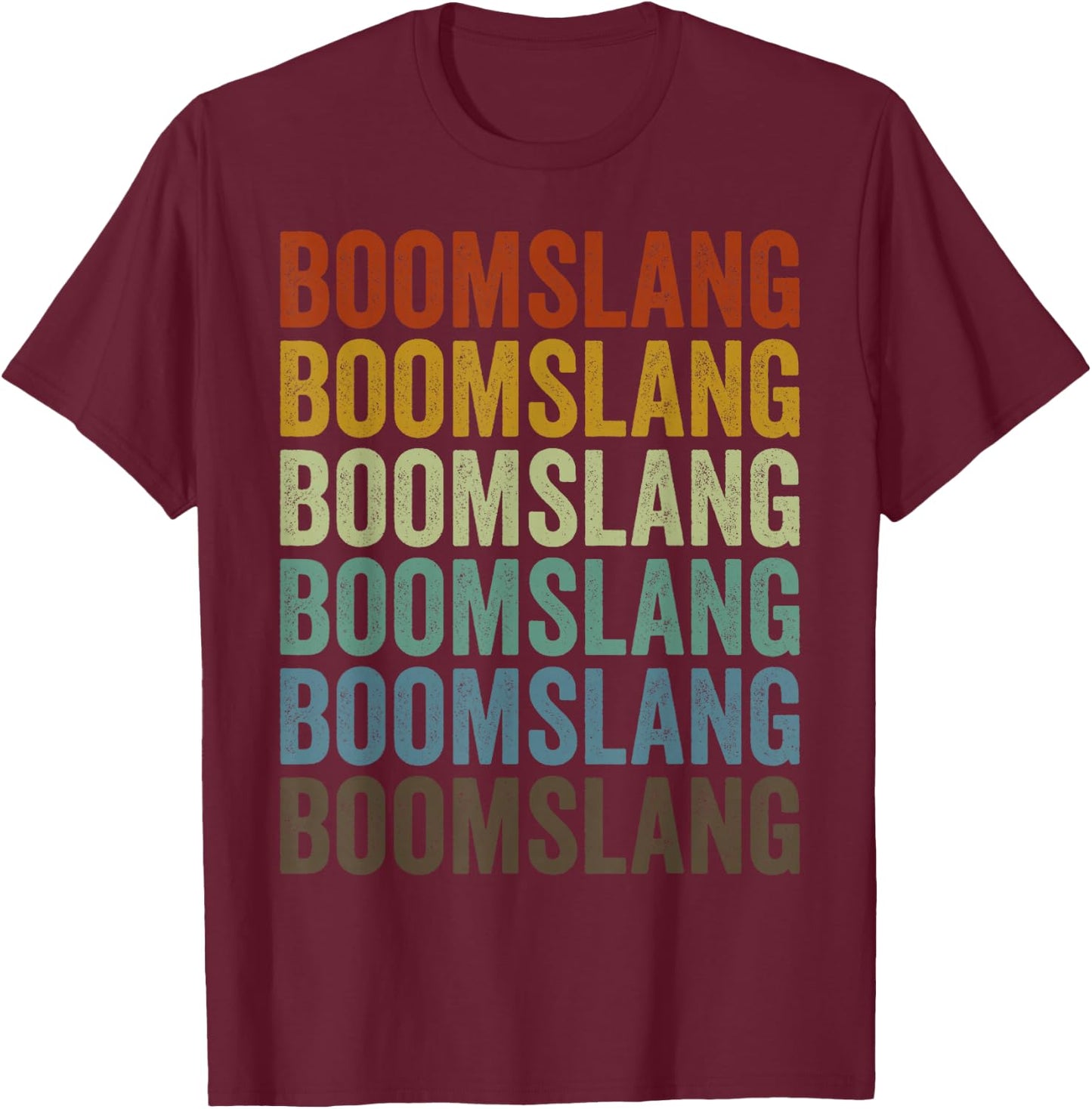 Boomslang Retro T-Shirt - T-Shirt | Maroon