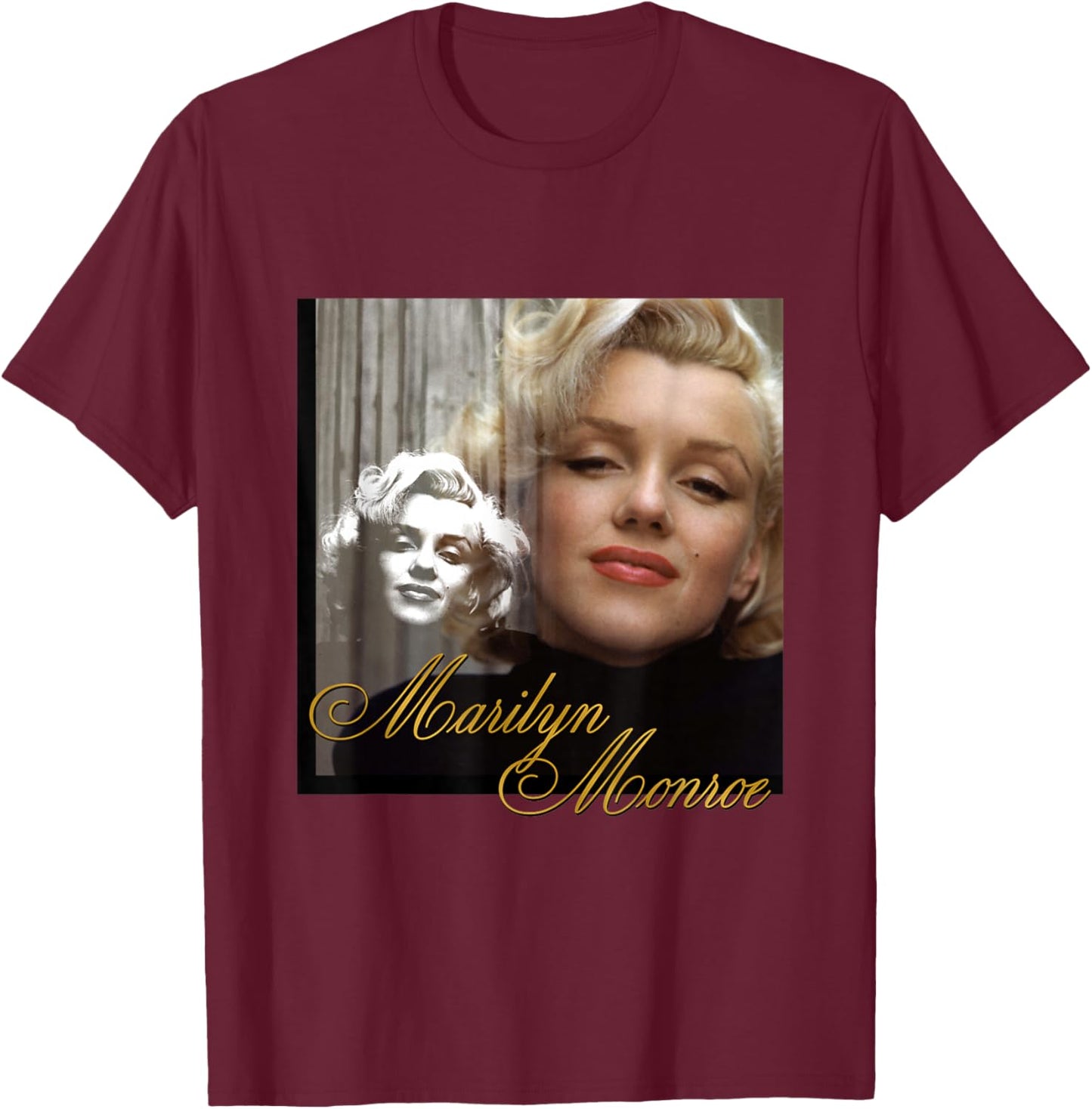 Marilyn Monroe 004 T-Shirt - T-Shirt | Maroon