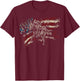 Derby Horse American Flag Horse Racing Race Horse Jockey T-Shirt - T-Shirt | Maroon