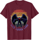 Monster Vintage Moth Man Laugh Live Lurk Halloween Cryptid T-Shirt - T-Shirt | Maroon