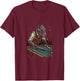 T Rex Playing Billiards Dinosaur Billiard Player Dino Lover T-Shirt - T-Shirt | Maroon