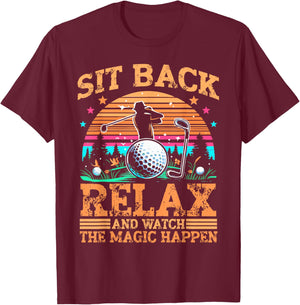 Funny Golf Player T-Shirt - T-Shirt | Maroon