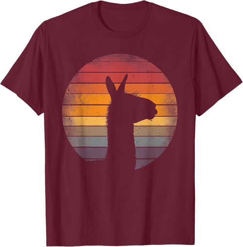 Llama Alpaca - Retro 70s 80s Graphic Vintage Men Women Kids
