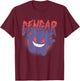 Pokémon Gengar Running Creepy Logo T-Shirt - T-Shirt | Maroon
