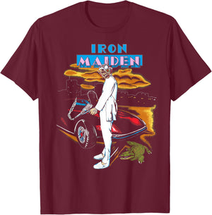 Iron Maiden Vice is Nice T-Shirt - T-Shirt | Maroon