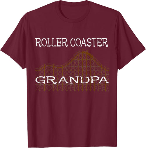 Roller Coaster Grandpa Senior Thrillseeker Amusement Park