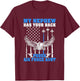 My Nephew Has Your Back Proud Air Force Aunt Military Auntie T-Shirt - T-Shirt | Maroon