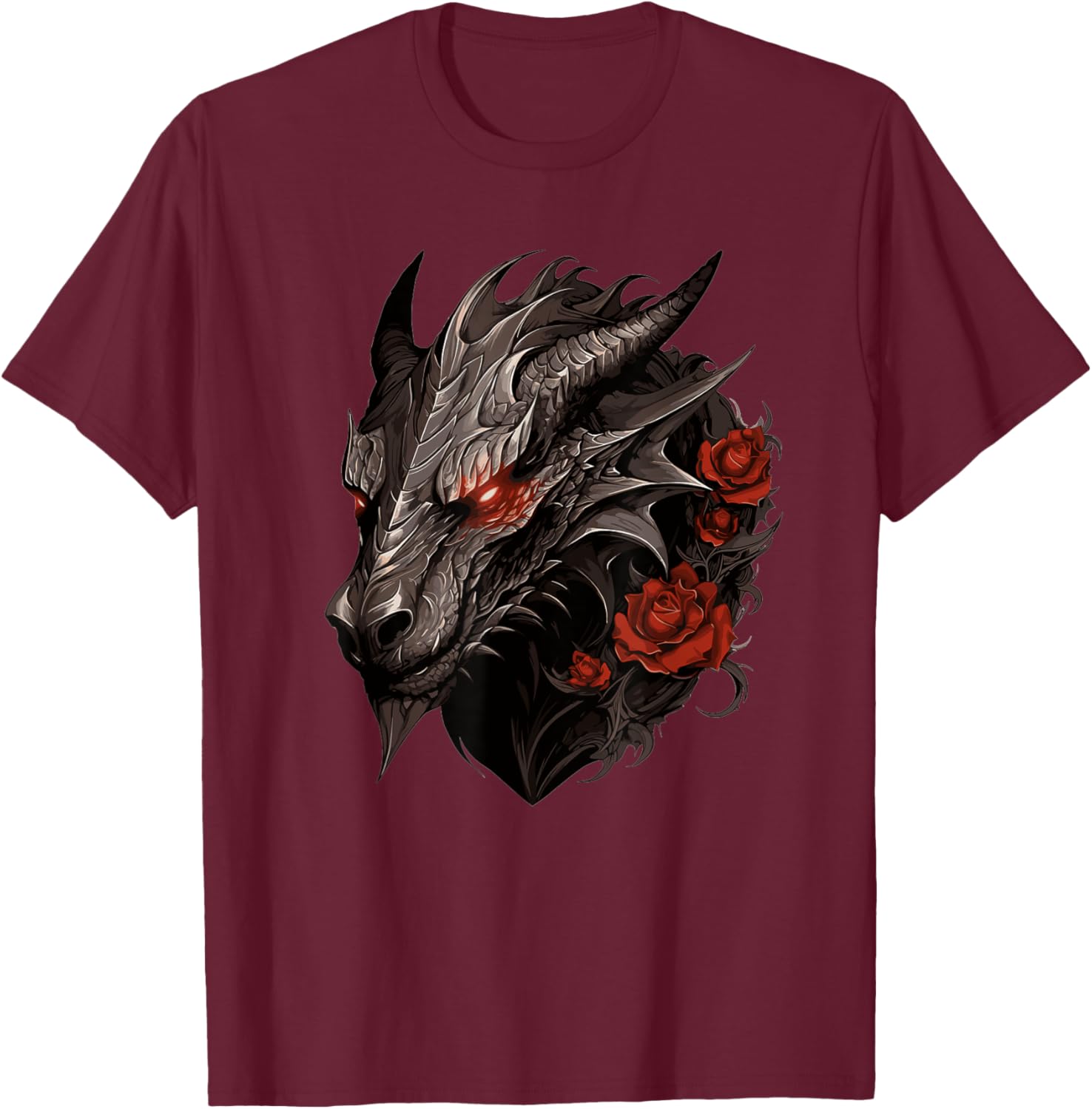 Mystical Dragon T-Shirt - T-Shirt | Maroon