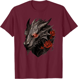 Mystical Dragon T-Shirt - T-Shirt | Maroon