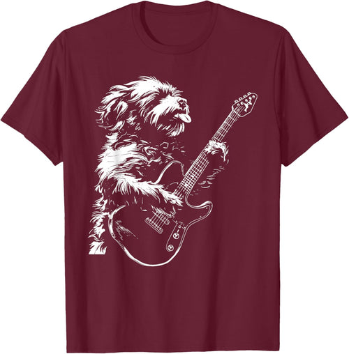 Dog Guitarist Guitar - Cavapoo Dad Mom Men Women