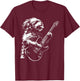 Dog Guitarist Guitar - Cavapoo Dad Mom Men Women T-Shirt - T-Shirt | Maroon