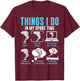 Things I Do In My Spare Time, Tornado Storm Chaser T-Shirt - T-Shirt | Maroon