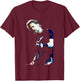 Metallica James Hetfield von Andy Willsher T-Shirt - T-Shirt | Maroon