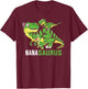 NANAsaurus Cute NANA Saurus Dinosaur Matching Family T-Shirt - T-Shirt | Maroon