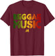 Reggae Music Rastafari Rasta Jamaica Gift T-Shirt - T-Shirt | Maroon