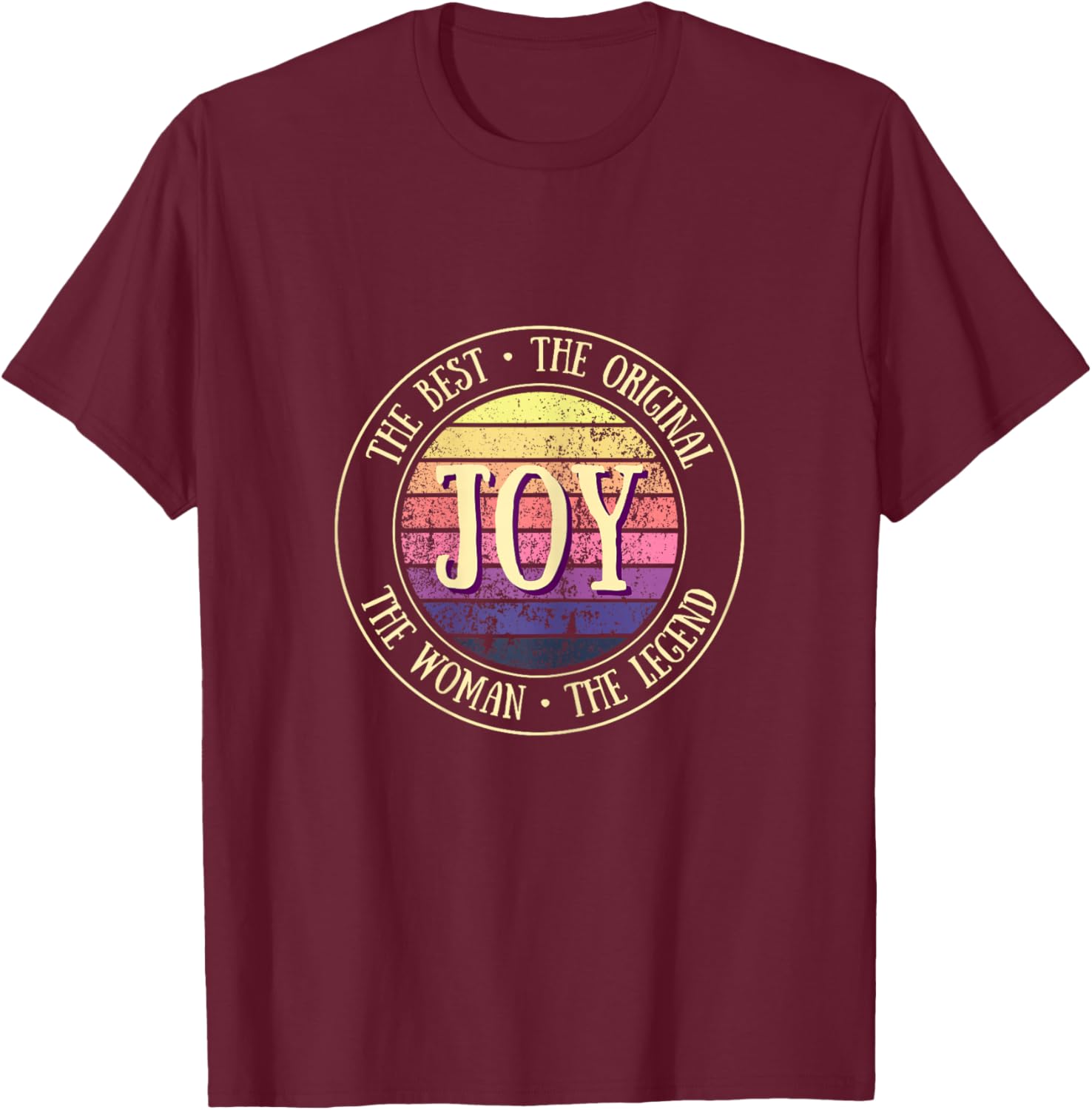 Joy Legend Vintage Gift Funny Name Gifts T-Shirt - T-Shirt | Maroon